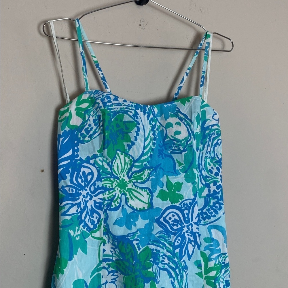 Lilly Pulitzer Shelli Stretch Shift Boom Croc A Loca $168 Size 6 - Picture 3 of 8